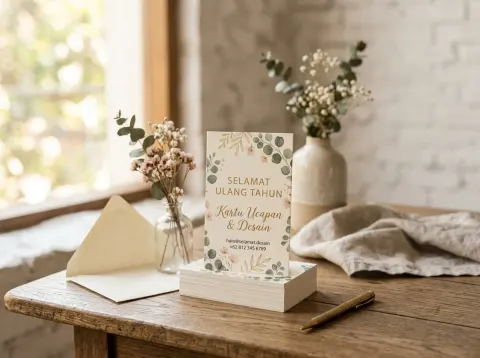 Cetak Kartu Ucapan / Greeting Card Custom